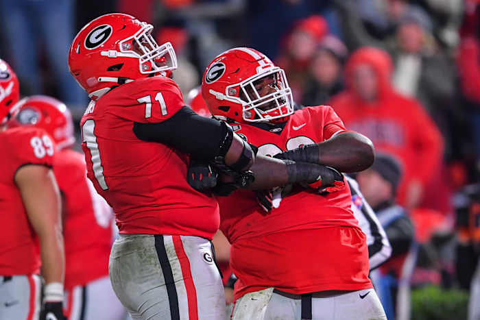 Georgia's Andrew Thomas & Solomon Kindley